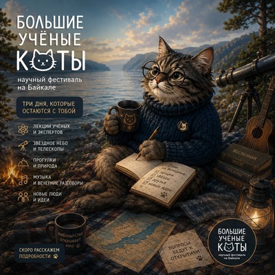 Научно-популярный фестиваль «Большие ученые коты»