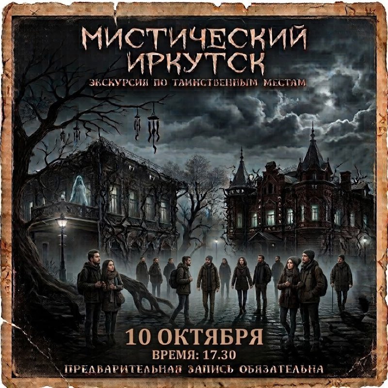 Экскурсия по мистическим и таинственным местам Иркутска
